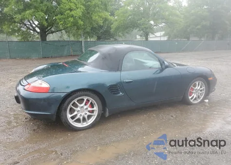 2004 Porsche Boxster S из США, поврежденный, VIN WP0CB29884U661172
